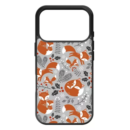 Szépséges téli róka mintás iPhone 17 Pro Max / 18 Pro Max tok