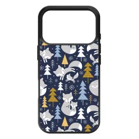 Tündéri Karácsonyi róka mintás iPhone 17 Pro Max tok