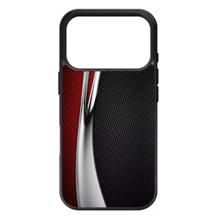 Silver Wave karbon mintás iPhone 17 Pro Max tok