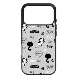 Mrrr Cuki Cica mintás iPhone 17 Pro Max / 18 Pro Max tok