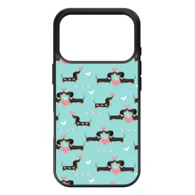 Tündéri kis tacsi kutya mintás iPhone 17 Pro Max tok