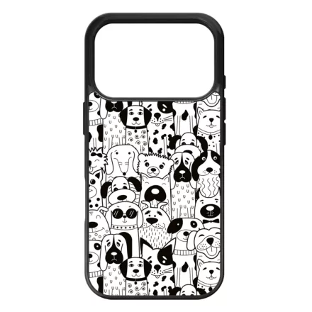 Aranyos kutya mintás iPhone 17 Pro Max / 18 Pro Max tok