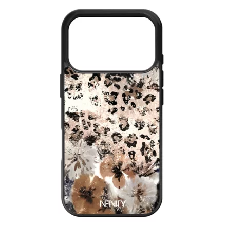 Leopárdos virágok iPhone 17 Pro Max / 18 Pro Max tok