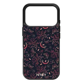 Pink hold és pillangó iPhone 17 Pro Max tok