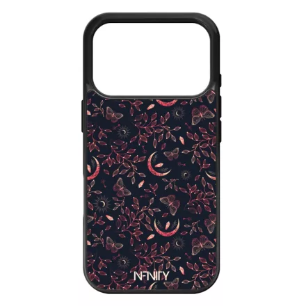 Pink hold és pillangó iPhone 17 Pro Max MagSafe tok