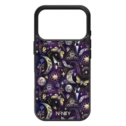 Mágikus szimbólumok - Lila iPhone 17 Pro Max MagSafe tok