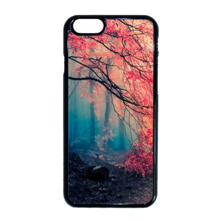 őszi erdős falevél természet iPhone fekete tok