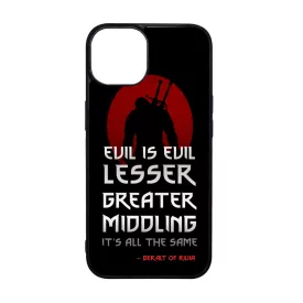 Evil is evil the Witcher Vaják Netflix iPhone tok