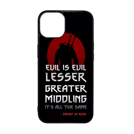 Evil is evil the Witcher Vaják Netflix iPhone tok