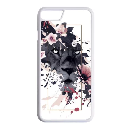 Gyönyörű oroszlán ajándék nőknek valentin napra iPhone fehér tok