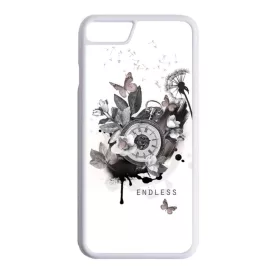 Endless - végtelen szerelem, pillangós ajándék nőknek valentin napra iPhone fehér tok