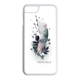 Possible - minden lehetséges - tollas ajándék nőknek valentin napra iPhone fehér tok