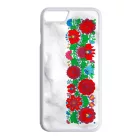 Márványos Matyó magyar mintás hungarian folk iPhone fehér tok