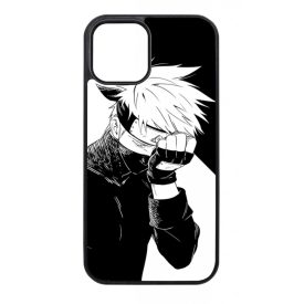 Kakashi Black & White - naruto anime iPhone fekete tok