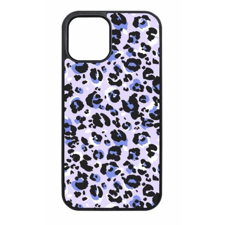 Purple Leopard Wild Beauty Animal Fashion Csajos Allat mintas iPhone tok