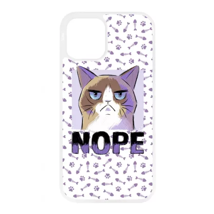 NOPE Cat Antisocial Antiszocialis Meno Trendi iPhone tok