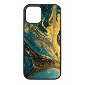 Golden Blue marvanyos marvany mintas iPhone tok