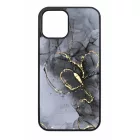 Golden Black marvanyos marvany mintas hatás iPhone tok