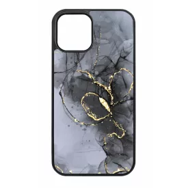 Golden Black marvanyos marvany mintas hatás iPhone tok