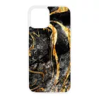 Luxury Golden Black marvanyos marvany mintas iPhone tok
