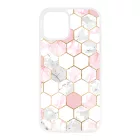 Geometric Rose Gold marvanyos marvany mintas iPhone tok