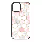 Geometric Rose Gold marvanyos marvany mintas iPhone tok