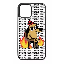 This is fine DOG kutyas meme iPhone tok