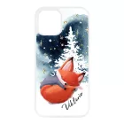 Tündéri róka - Téli mintás iPhone tok