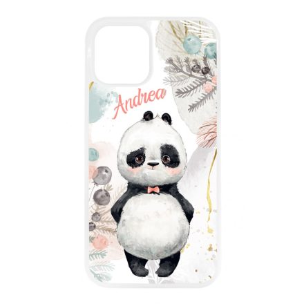 Édes kis Panda - Téli mintás iPhone tok