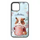 Kakaós hörcsög - Téli mintás iPhone tok