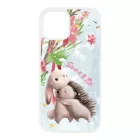 Nyuszi és Süni - Téli mintás iPhone tok