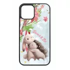 Nyuszi és Süni - Téli mintás iPhone tok