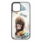 Kávés Maki - Téli mintás iPhone tok