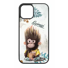 Kávés Maki - Téli mintás iPhone tok