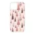 Rózsaszín karácsonyi fenyőfa mintás iPhone tok