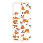 Rajzolt Róka mintás iPhone tok