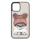 Cuki sapkás cica iPhone tok