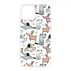 Tündéri rajzolt kutya mintás iPhone tok