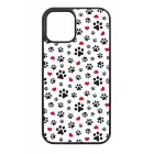 Szívecskés kutya mancs mintás iPhone tok