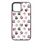 Cuki kávé és kutya mintás iPhone tok