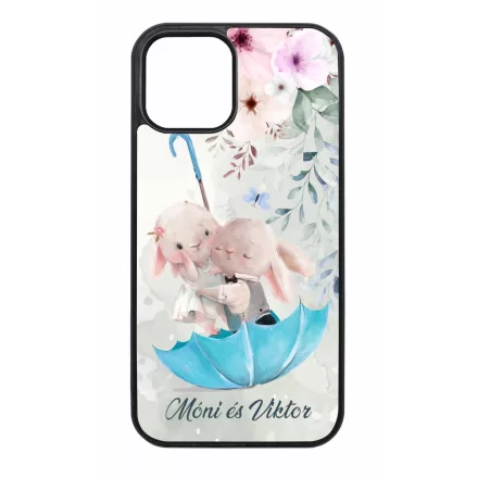 Neves cukisagok kollekcio Esernyos nyuszi szerelem iPhone tok