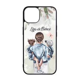 Kerd a neveddel Anya es a Gyerekek iPhone tok