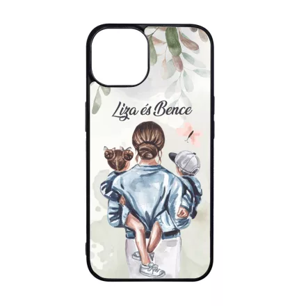 Kerd a neveddel Anya es a Gyerekek iPhone tok