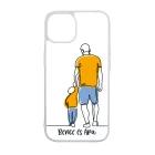 Kerd a neveddel Apa es Fia Minimal iPhone tok