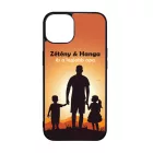 Kerd a neveddel Apa es a Gyerekek iPhone tok