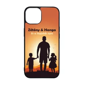 Kerd a neveddel Apa es a Gyerekek iPhone tok