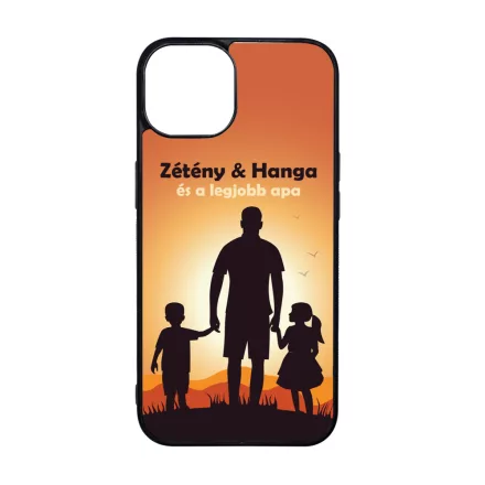 Kerd a neveddel Apa es a Gyerekek iPhone tok