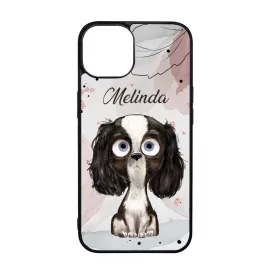   Kérd a neveddel - Figyelek Rád Cukis kutyus szilikon iPhone tok