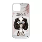 Kérd a neveddel - Figyelek Rád Cukis kutyus szilikon iPhone tok