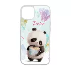 Kérd a neveddel - Kávés Panda szilikon iPhone tok